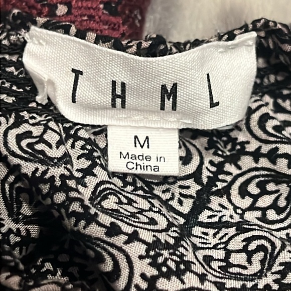 THML Ruffle Top Mini Dress, size M - Picture 12 of 13